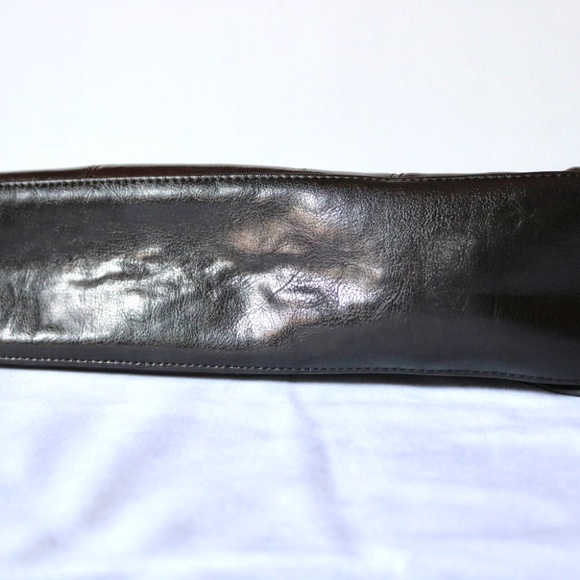 BACI Italian Purse Shoulder Bag Brown Italian Leather & Man Made Trim Fall - Picture 9 of 9